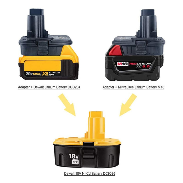 DeWalt 20V to DeWalt 18V Battery Adapter DCA1820 | Powuse