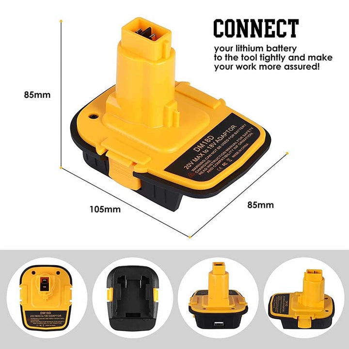 DeWalt 20V to DeWalt 18V Battery Adapter DCA1820 | Powuse