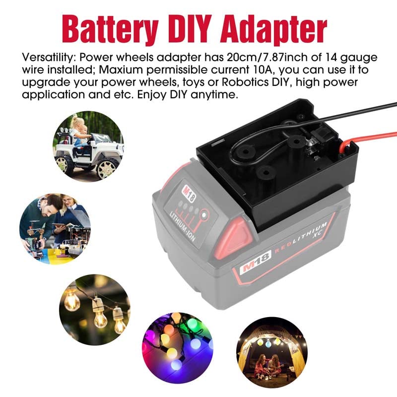 New DIY Battery Adapter Lithium Battery Conversion Adapters for