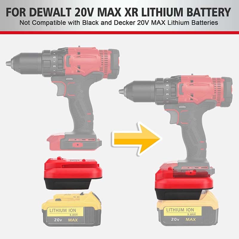 Dewalt 20v Battery to Older Black & Decker Tool Adapter , 3d