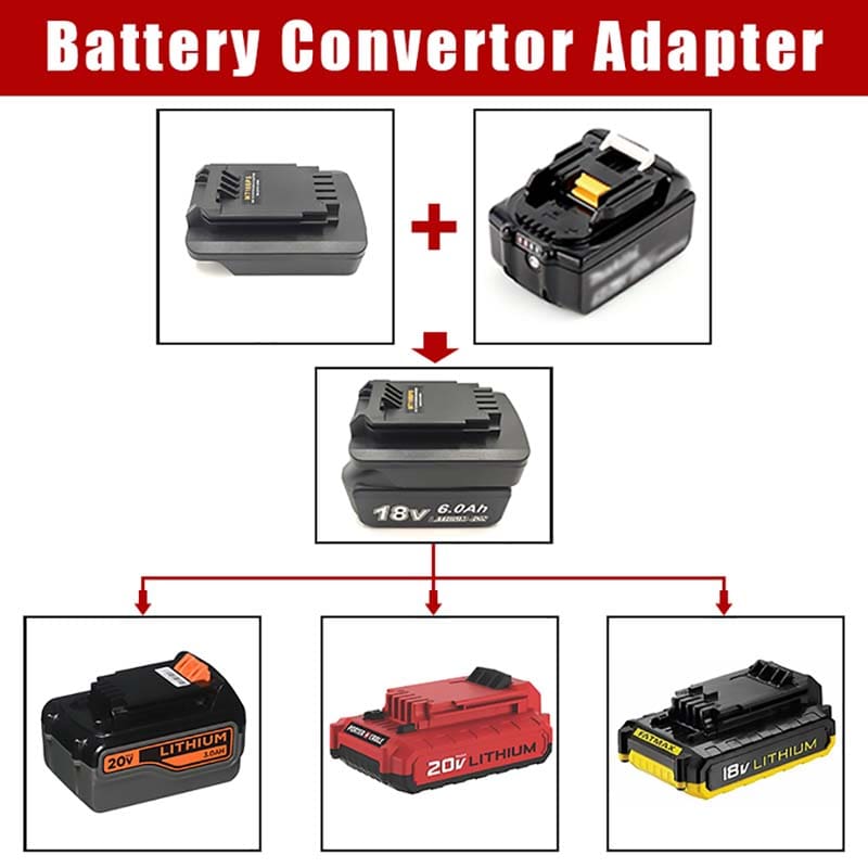 Convert a black & decker cordless drill battery to lithium ion