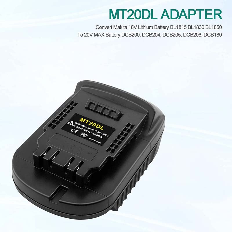 MT20DL Battery Adapter Compatible for Makita 18V Battery Convert