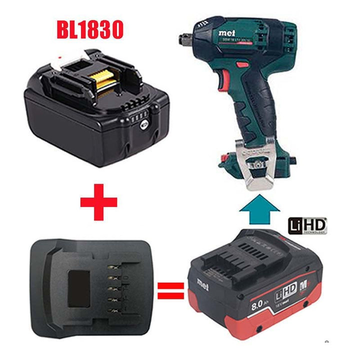 PDTO Nuovo 1 Pz Adattatore Batteria 18V Per Batteria Makita 18V A - Foto 5