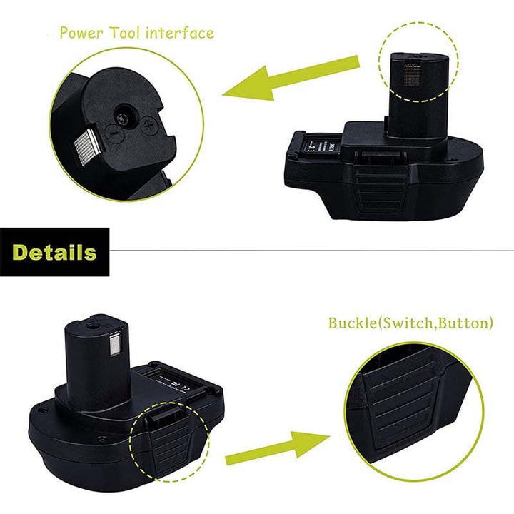 Makita 18V to Ryobi 18V Battery Adapter | Powuse