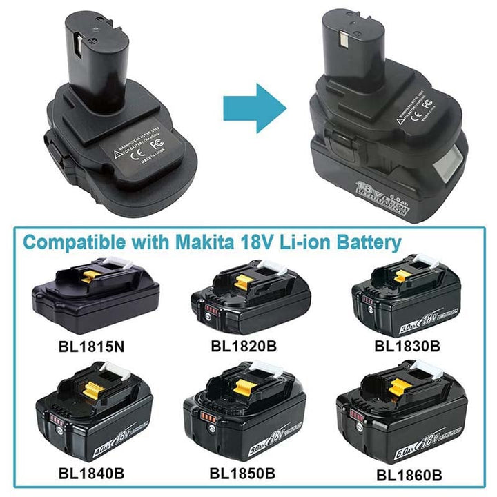 Makita 18V to Makita 18V Ni-MH/Ni-Cad Battery Adapter | Powuse