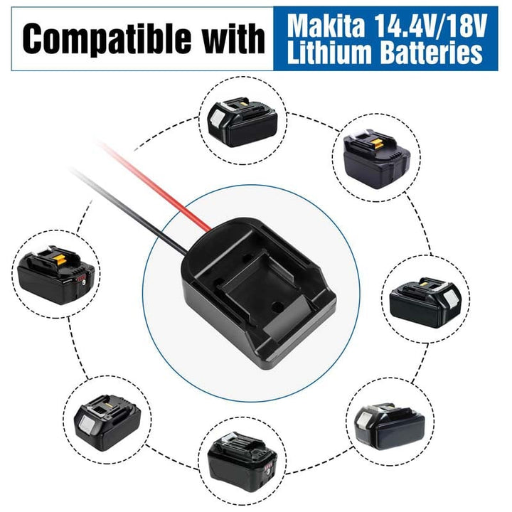 Makita LXT 18V Battery Power Wheels Adapter with Switch | Powuse