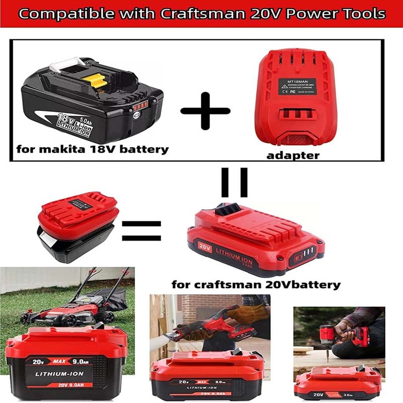 Makita 18V to Stanley 18V & Craftsman V20 20V Battery Adapter - Powuse