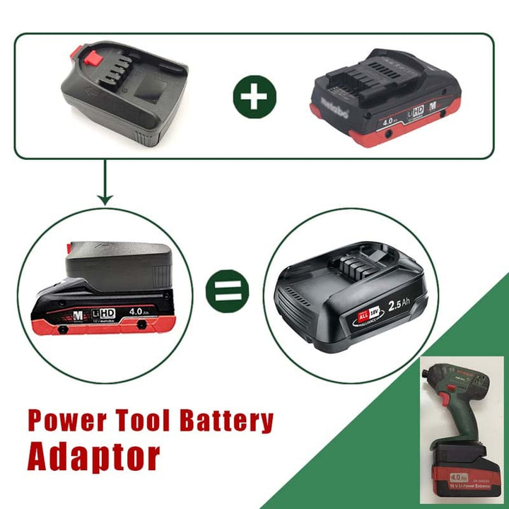 Metabo 18V to Bosch PBA 18V Battery Adapter | Powuse