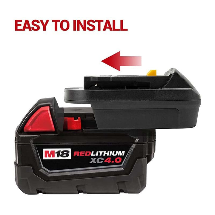 Milwaukee 18V to DeWalt 20V Battery Adapter | Powuse