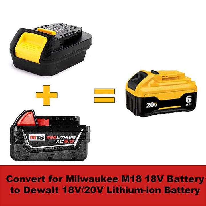 Milwaukee 18V to DeWalt 20V Battery Adapter | Powuse