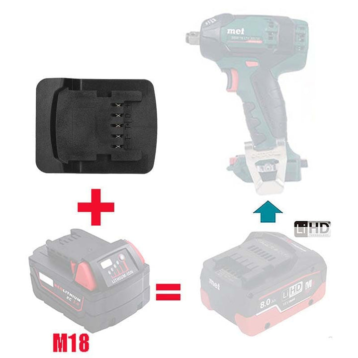 Milwaukee 18V to Metabo 18V Battery Adapter | Powuse