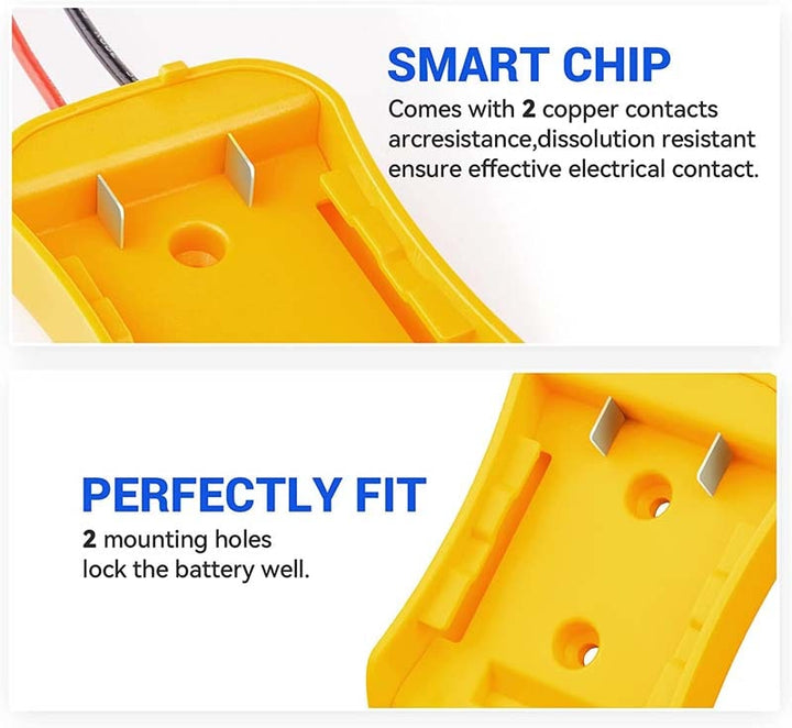 Dewalt 18V/20V MAX Battery Power Wheels Adapter | Powuse