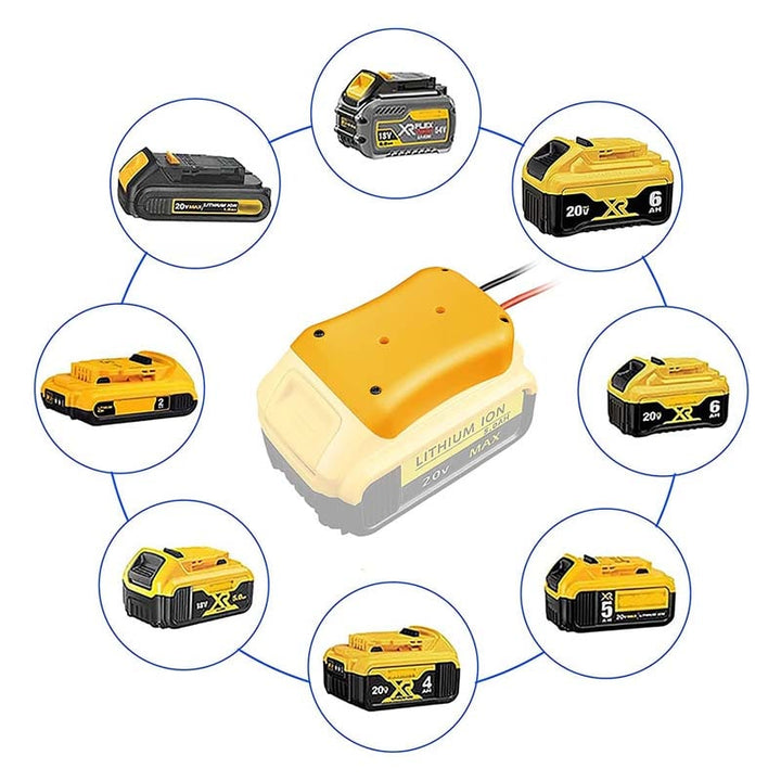Dewalt 18V/20V MAX Battery Power Wheels Adapter | Powuse