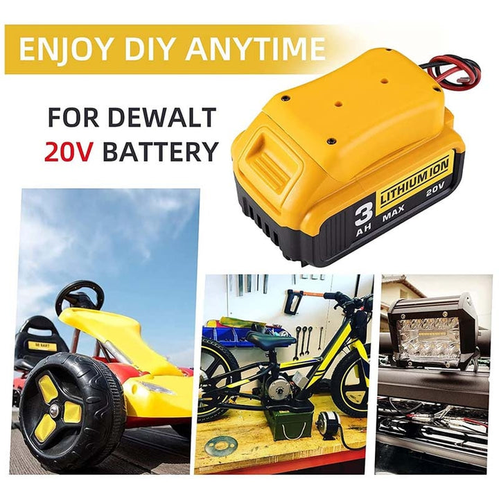 Dewalt 18V/20V MAX Battery Power Wheels Adapter | Powuse