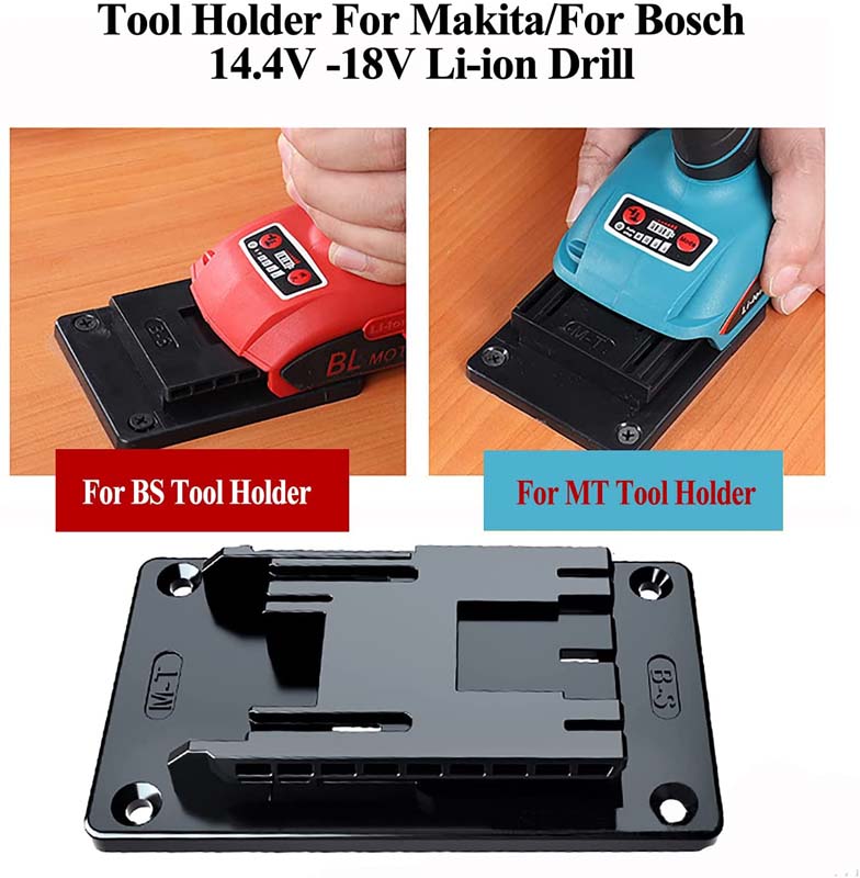 5 Pack 2 in 1 Makita Bosch 18V Cordless Power Tool Holder Mounts Powuse 5 Pack 2 in 1 Makita Bosch 18V Cordless Power Tool Holder Mounts Powuse
