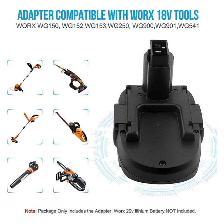 1x Adattatore Adatto Per Batterie WORX 20V WA3522/3575 Per Utensili - Foto 12