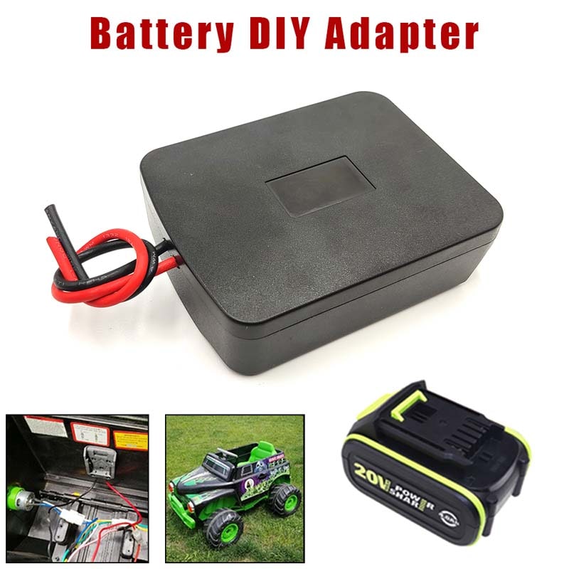 Power Wheels Adapter For WORX 20V 4PIN Lithium Battery Dock Power Connector  DIY Truck